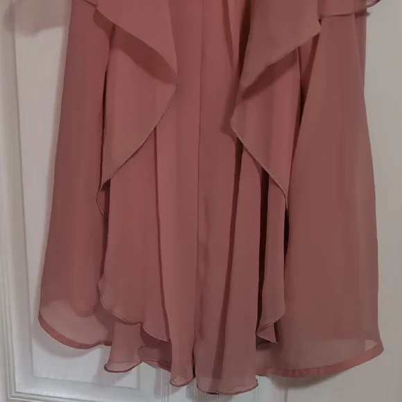 H&M Pink Flutter Sleeve Ruffled Blouse - Picture 4 of 6